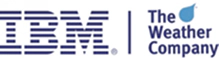 The weather company, an IBM Business logo